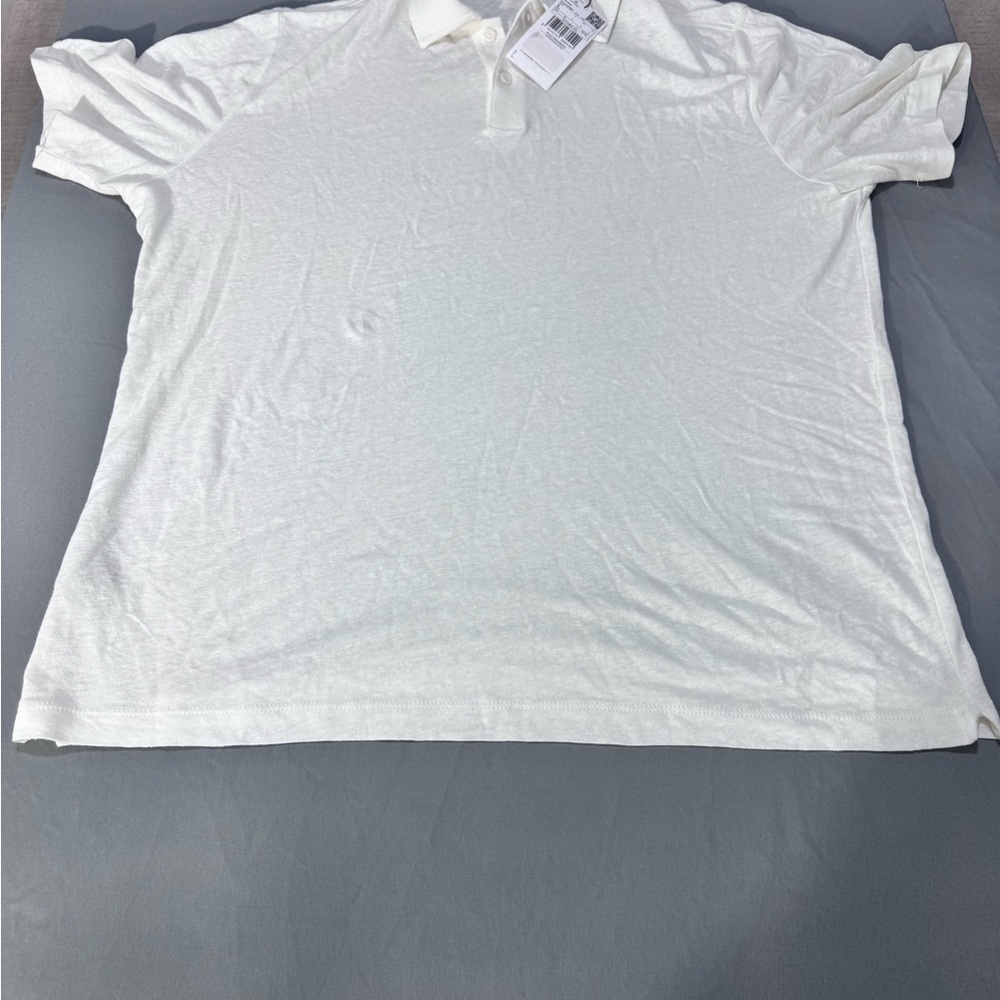 Mango Crisp White Polo Shirt